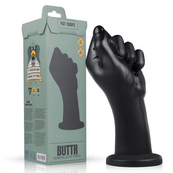 BUTTR Fist Corps - melns fistinga dildo
