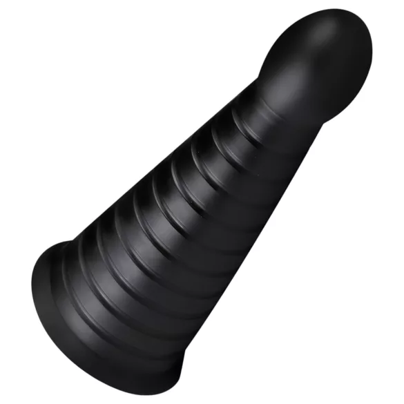 BUTTR Devil Dog - dildo ar piesūcekni melns