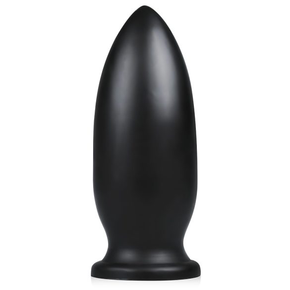BUTTR Dzeltenais Suns - piesūceknis dildo (melns)