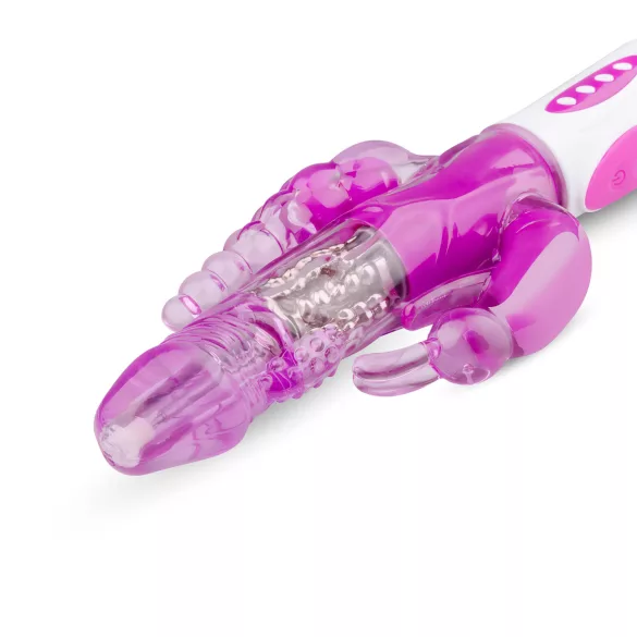 Easytoys Raving Rabbit - 3 zaru vibrators (rozā)