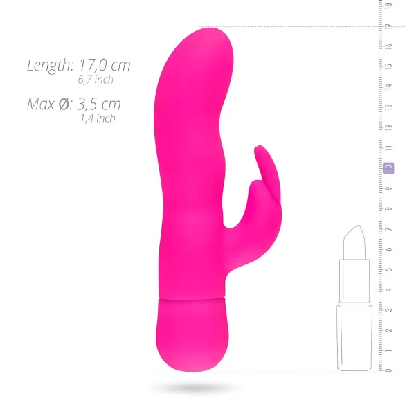 Easytoys Mad Rabbit - klitora vibrators ar truša ausīm rozā