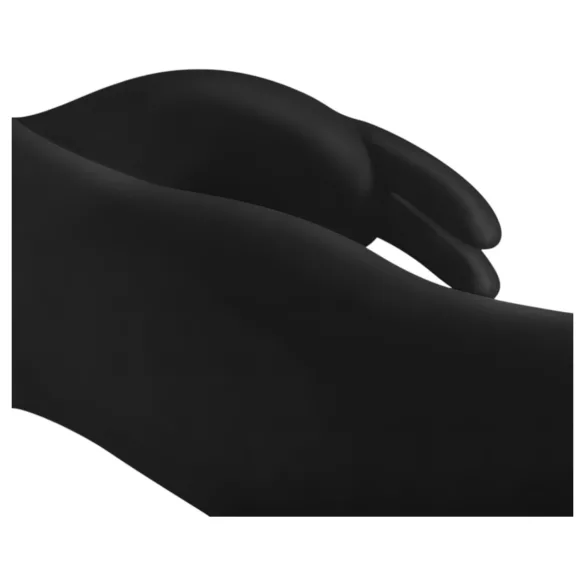 Easytoys Mad Rabbit - klitora un G punkta vibrators ar rokturi melns