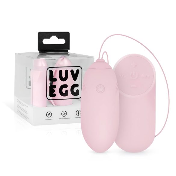 LUV EGG - vibrējošā olas rotaļlieta bezvadu, uzlādējama rozā
