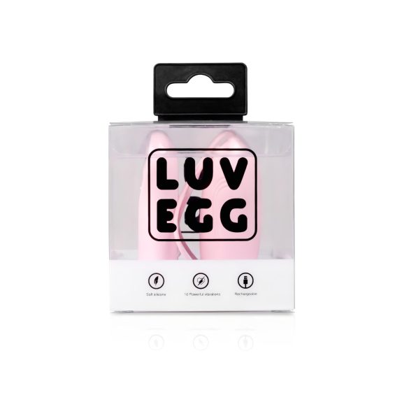 LUV EGG - vibrējošā olas rotaļlieta bezvadu, uzlādējama rozā
