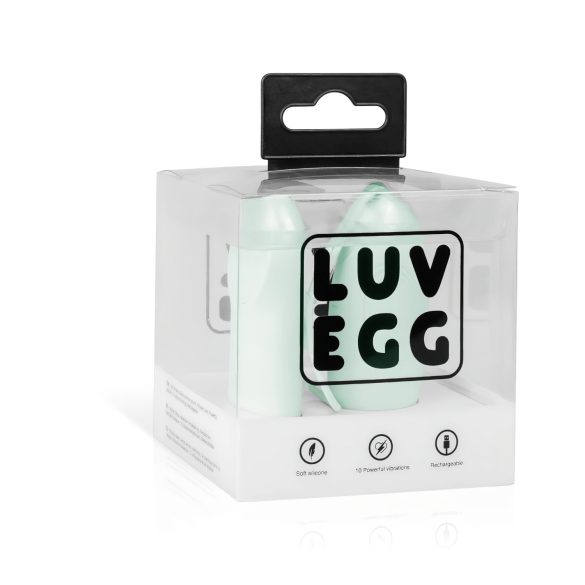 LUV EGG - vibrējošā ola ar tālvadību, uzlādējama, zaļa