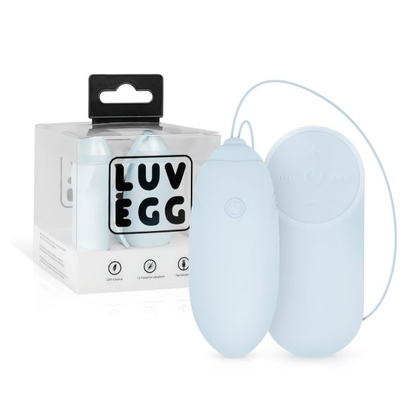LUV EGG - vibrējošā olīša bezvadu akumulators zilā krāsā