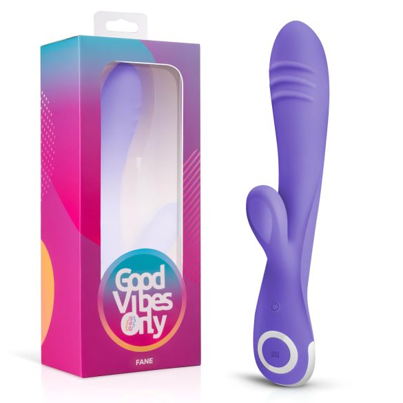 Good Vibes Only Fane trušu vibrators ar klitora stimulatoru violets