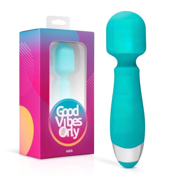 Lieliskās Vibrācijas Aida - ūdensdrošs masāžas vibrators (tirkīza)