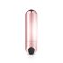 Rosy Gold Bullet - Akumulators, mini rožu zelta vibrators