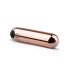 Rosy Gold Bullet - Akumulators, mini rožu zelta vibrators