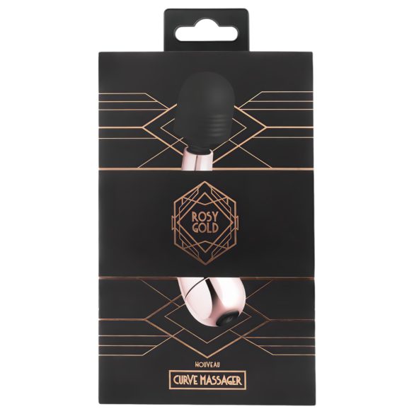 Rosy Gold Wand Mini Curve - masāžas vibrators rosegold