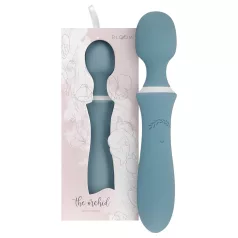   Bloom Orchid Wand - masāžas vibrators ar akumulatoru, tirkīza
