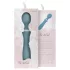 Bloom Orchid Wand - masāžas vibrators ar akumulatoru, tirkīza