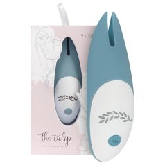   Bloom Tulip - uzlādējams klitora vibrators silikona tirkīza