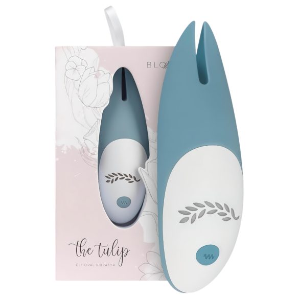 Tulpe Bloom - akumulators, silikona klitora vibrators (tirkīza)