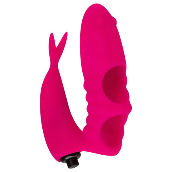 Easytoys pirkstu vibrators 2in1 rozā