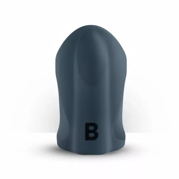 Boners - vīriešu vibrējošs atvērts masturbators, uzlādējams, pelēks