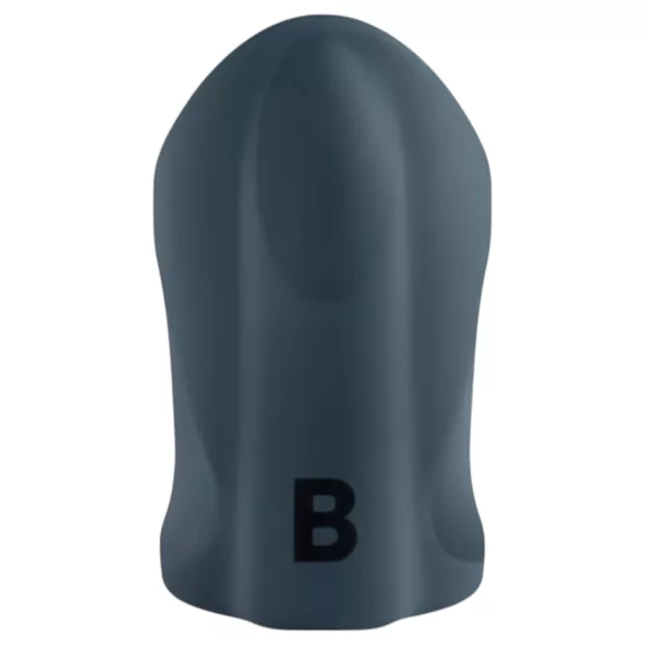 Boners - vīriešu vibrējošs atvērts masturbators, uzlādējams, pelēks