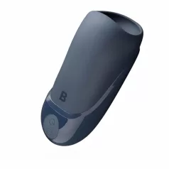   Boners vīriešu masturbators vibrējošs uzlādējams pelēks