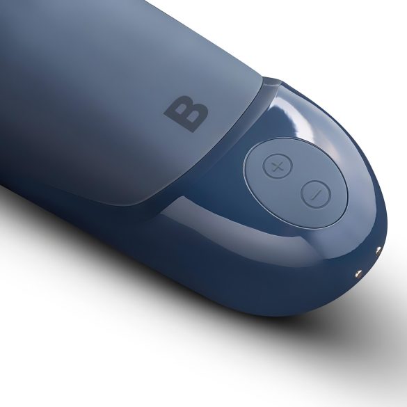 Boners vīriešu masturbators vibrējošs uzlādējams pelēks