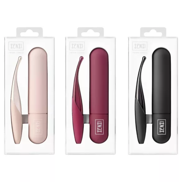 Senzi - klitora vibrators uzlādējams ūdensizturīgs melns
