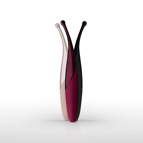 Senzi - akumulatora, ūdensizturīgs klitora vibrators (sarkans)