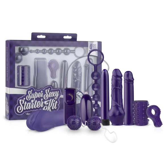 LoveBoxxx Super Sexy - vibratoru komplekts (9 daļas)