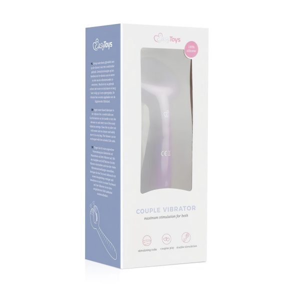 Easytoys pāra vibrators uzlādējams ūdensizturīgs violets