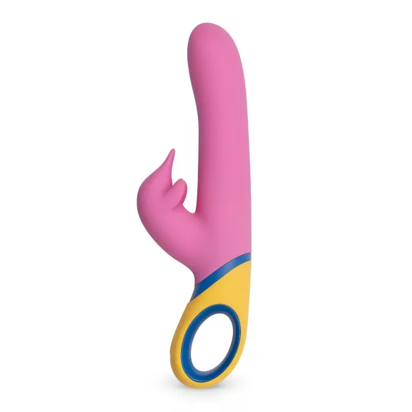 PMV20 rotējošs vibrators ar klitora stimulatoru rozā
