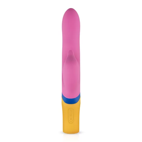 PMV20 rotējošs vibrators ar klitora stimulatoru rozā
