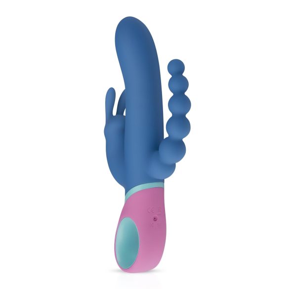 PMV20 Vice Double - grozāms trīsdaļu vibrators (zils)