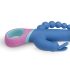 PMV20 Vice Double - griežamais, trīsžuburu vibrators (zils)