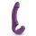 Easytoys - uzlādējams strap-on vibrators bez stiprinājuma, violets