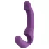 Easytoys - uzlādējams strap-on vibrators bez stiprinājuma, violets