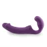 Easytoys - uzlādējams strap-on vibrators bez stiprinājuma, violets