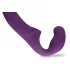 Easytoys - uzlādējams strap-on vibrators bez stiprinājuma, violets