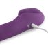 Easytoys - Uzlādējams, stiprināms vibrators bez siksnas (violets)