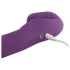 Easytoys - uzlādējams strap-on vibrators bez stiprinājuma, violets