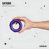 Hueman Saturn - uzlādējams, ūdensizturīgs vibrējošs dzimumlocekļa gredzens (violets)