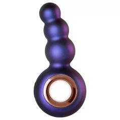   Hueman anālais vibrators ar pērlītēm, lādējams, violets