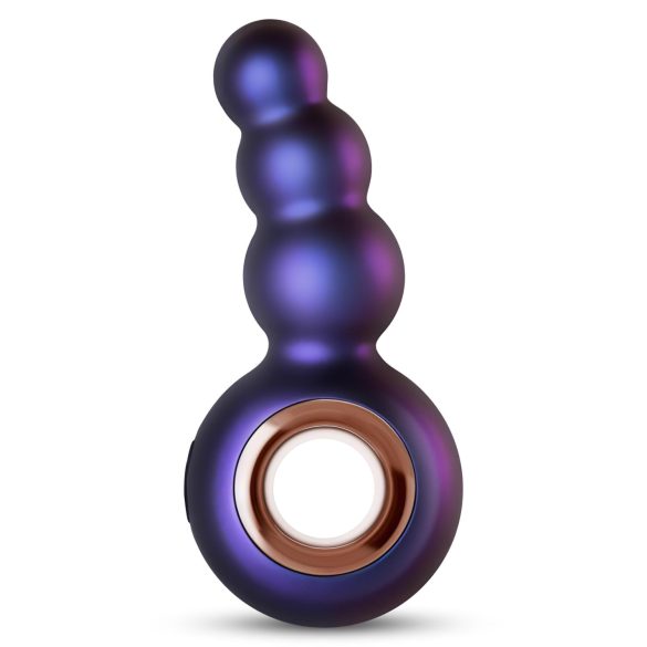 Hueman Kosmosa - uzlādējams, pērļots anālais vibrators (violets)
