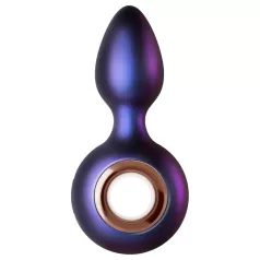 Hueman anālais vibrators ar akumulatoru violets