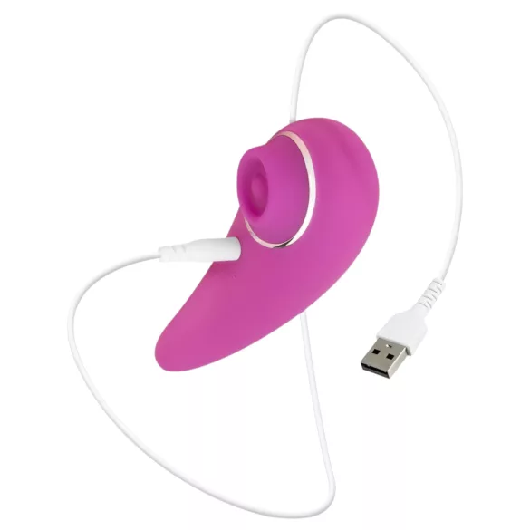EasyToys Taptastic Vibe - uzlādējams, ūdensizturīgs klitora vibrators (rozā)