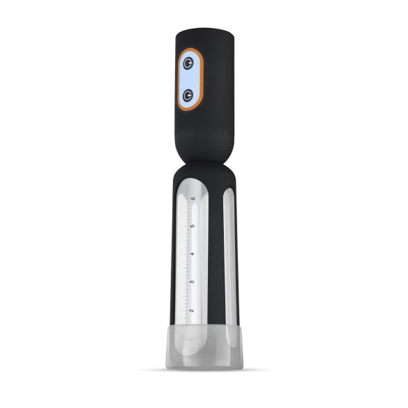 CRUIZR CS08 - USB uzlādes automātiska dzimumlocekļa pumpa (melni-caurskatāma)