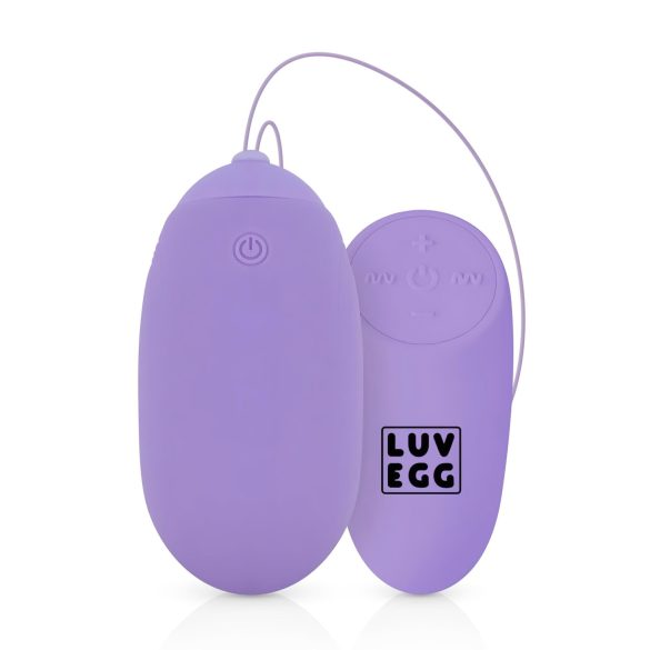 LUV EGG XL - vibrējošā olveida rotaļlieta ar tālvadību, uzlādējama, violeta