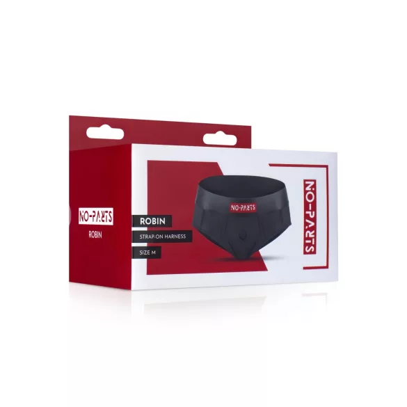 No-Parts Robin - strap-on apakšveļa melna S