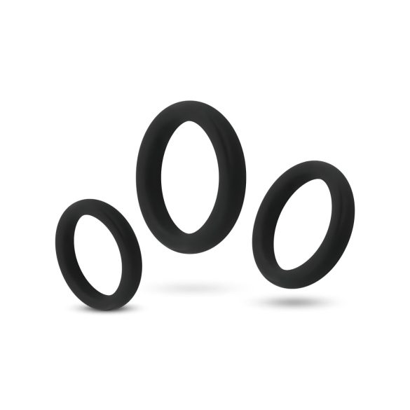 Easytoys Explore Ring - dzimumlocekļa gredzenu komplekts - 3 gab. (melns)
