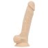 Real Fantasy Ashton - dildo ar sēkliniekiem reālistisks 20,5cm naturāls