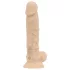 Real Fantasy Conrad - pievienojams vibrators ar piesūcekni 20 cm dabīgs