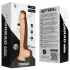 Real Fantasy Conrad - pievienojams vibrators ar piesūcekni 20 cm dabīgs